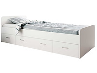 Bed barko 90x200 met 3 lades - wit - afbeelding 2 van  7