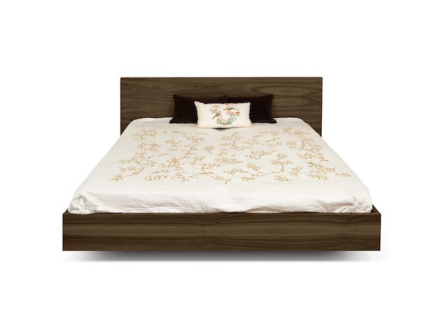 Bed float 180x200 - walnoot - afbeelding 1 van  6