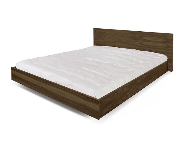 Bed float 180x200 - walnoot - afbeelding 2 van  6