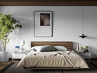 Bed float 180x200 - walnoot - afbeelding 5 van  6