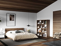 Bed float 180x200 - walnoot - afbeelding 6 van  6