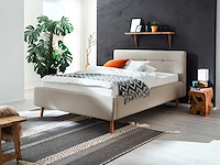 Bed laika 140x200cm met opbergruimte - beige