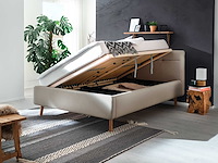Bed laika 140x200cm met opbergruimte - beige - afbeelding 2 van  8
