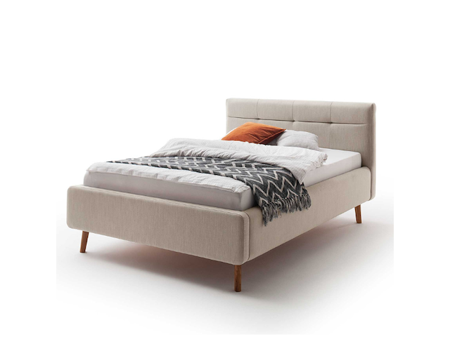 Bed laika 140x200cm met opbergruimte - beige - afbeelding 7 van  8