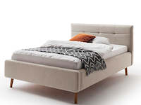Bed laika 140x200cm met opbergruimte - beige - afbeelding 7 van  8