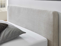 Bed madras 140x200cm met opbergruimte ribfluweel - beige - afbeelding 6 van  8