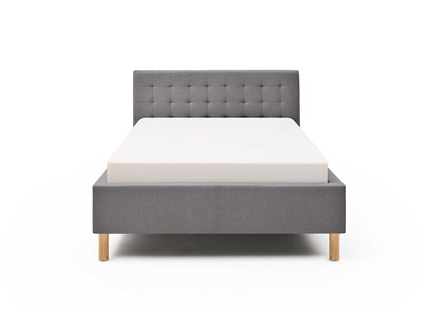 Bed marilou 120x200 - grijs - afbeelding 3 van  7