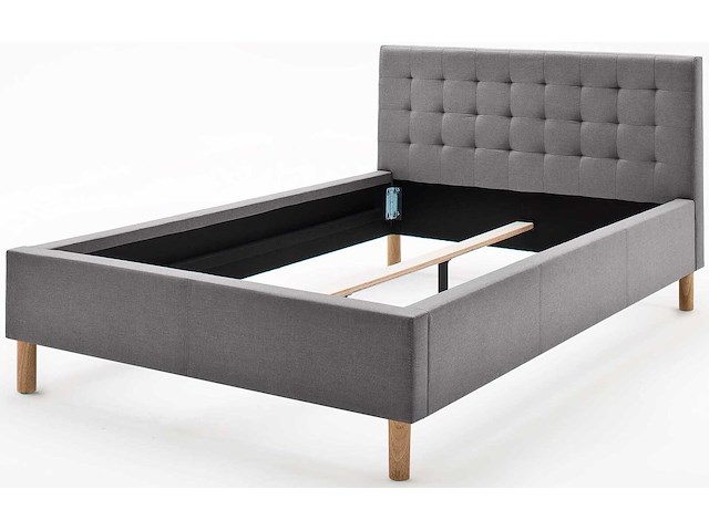 Bed marilou 140x200 - grijs - afbeelding 2 van  7