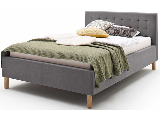 Bed marilou 140x200 - grijs - afbeelding 3 van  7