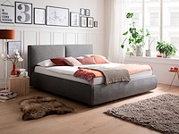 Bed met opbergruimte celine 180x200 - antraciet