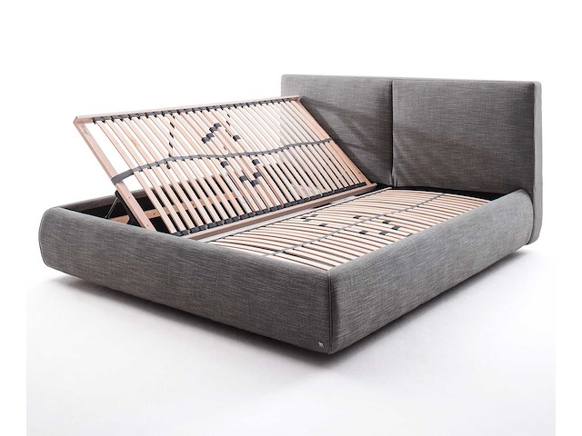 Bed met opbergruimte celine 180x200 - antraciet - afbeelding 3 van  5