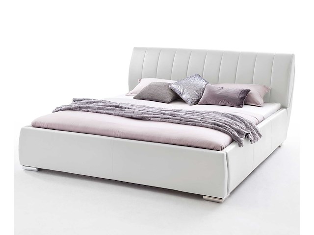 Bed met opbergruimte davos 180x200 - wit - afbeelding 2 van  4