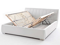 Bed met opbergruimte davos 180x200 - wit - afbeelding 3 van  4
