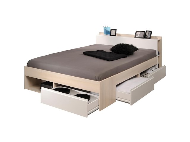 Bed most 160x200cm met lades - acacia - afbeelding 6 van  8