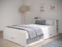 Bed polly 140 x 190 cm-mat wit - afbeelding 2 van  7