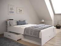 Bed polly 140 x 190 cm-mat wit - afbeelding 3 van  7
