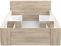 Bed polly 140 x 200 cm-kronberg eik - afbeelding 2 van  7