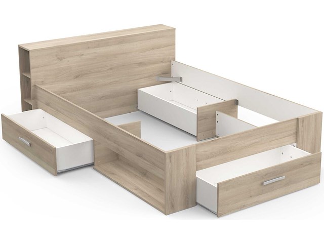 Bed polly 140 x 200 cm-kronberg eik - afbeelding 6 van  7