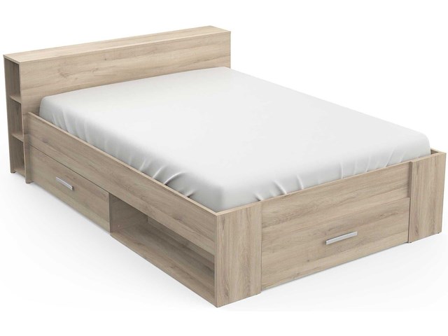 Bed polly 140 x 200 cm-kronberg eik - afbeelding 5 van  7