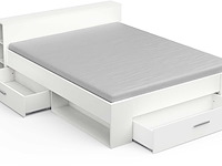 Bed polly 160 x 200 cm-mat wit - afbeelding 7 van  8