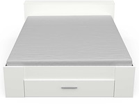 Bed polly 160 x 200 cm-mat wit - afbeelding 1 van  8