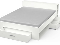 Bed polly 160 x 200 cm-mat wit - afbeelding 3 van  8