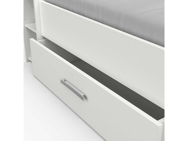Bed polly 160 x 200 cm-mat wit - afbeelding 6 van  8