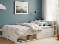 Bed polly 160 x 200 cm-mat wit - afbeelding 8 van  8