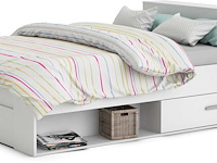 Bed polly 160 x 200 cm-mat wit - afbeelding 2 van  8