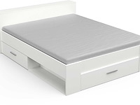 Bed polly 160 x 200 cm-mat wit - afbeelding 4 van  8