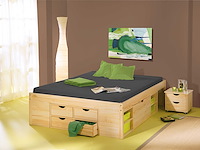 Bed xavier 160x200cm met opbergruimte - dennenhout - afbeelding 8 van  8
