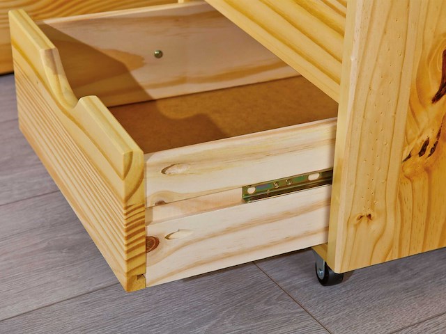 Bed xavier 180x200cm met opbergruimte - dennenhout - afbeelding 3 van  7