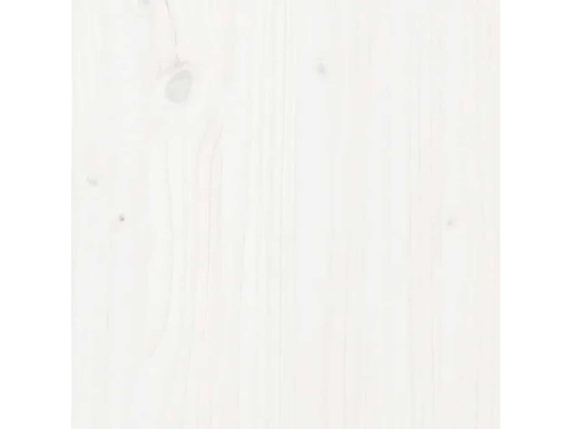 Bed zonder matras wit massief hout 180x200 cm - afbeelding 8 van  8