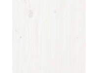 Bed zonder matras wit massief hout 180x200 cm - afbeelding 8 van  8