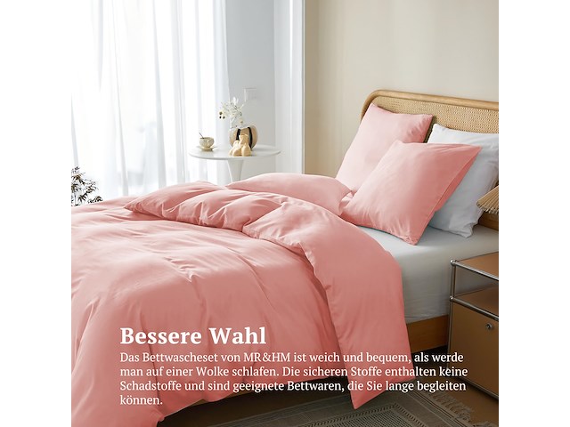 Beddengoedset 200x200cm geel - afbeelding 3 van  4