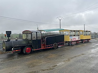 Bedford toeristenwagen + 2x toeristenkar