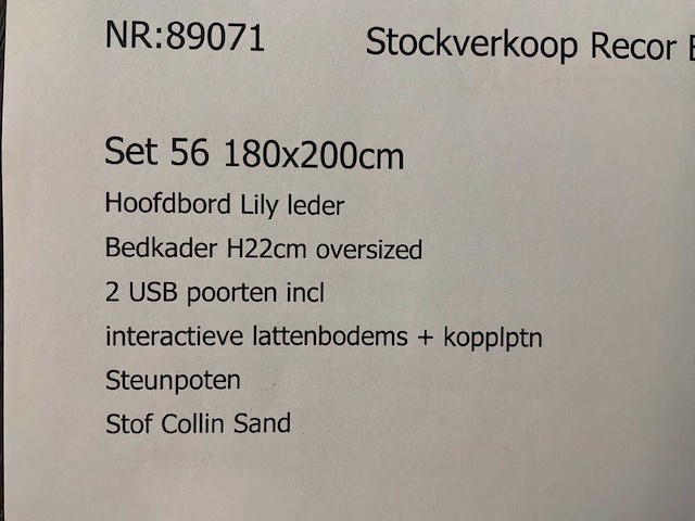 Bedframe met matras (2x) - afbeelding 4 van  6