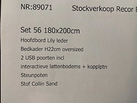 Bedframe met matras (2x) - afbeelding 4 van  6