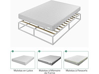 Bedframe metalen platform voor matrassen van 120 x 190 cm - afbeelding 7 van  8