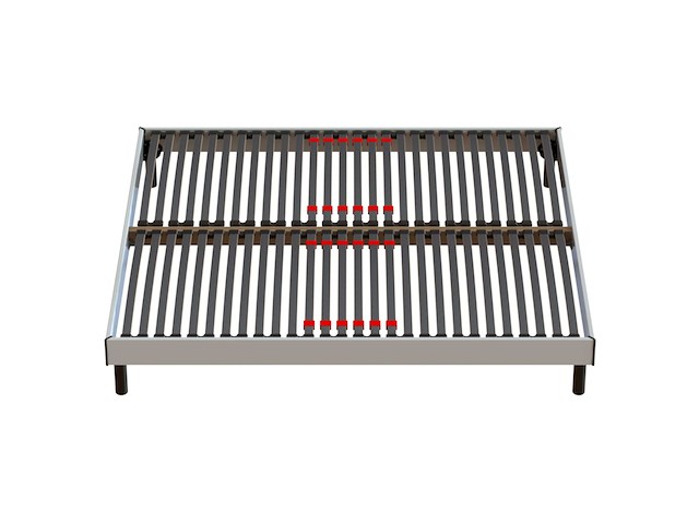 Bedframe senne 28 latten 140x200 - wit - afbeelding 1 van  3