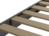 Bedframe tibor 12 latten 140x200 - wit - afbeelding 3 van  3