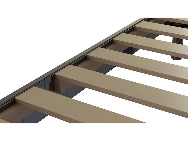 Bedframe tibor 12 latten 140x200 - wit - afbeelding 3 van  3