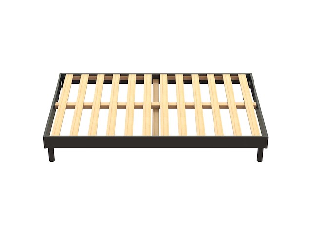 Bedframe tibor 12 latten 160x200 - antraciet - afbeelding 3 van  3