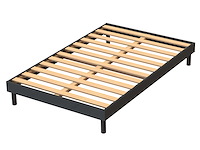 Bedframe tibor 12 latten 160x200 - antraciet - afbeelding 2 van  3