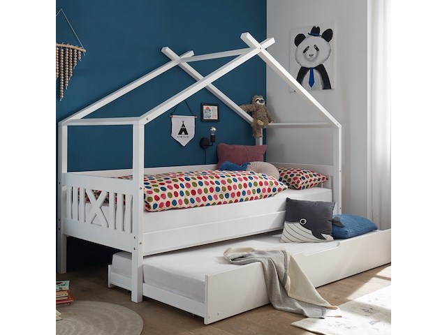 Bedhuisje leona 90x200 - wit - afbeelding 2 van  2