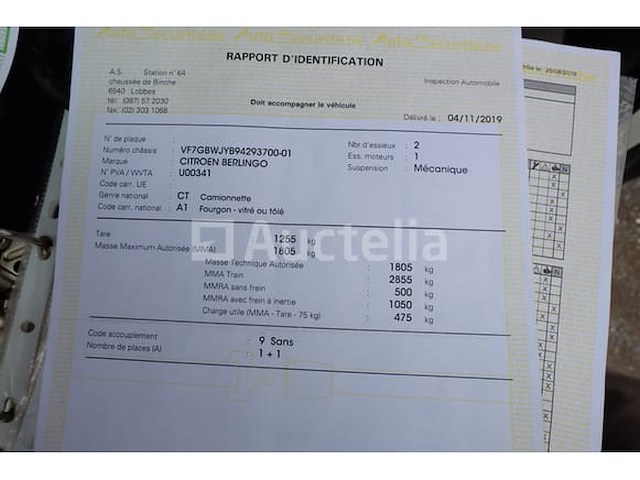Bedrijfsvoertuig citroën berlingo (2007-271,396 km) - afbeelding 16 van  32