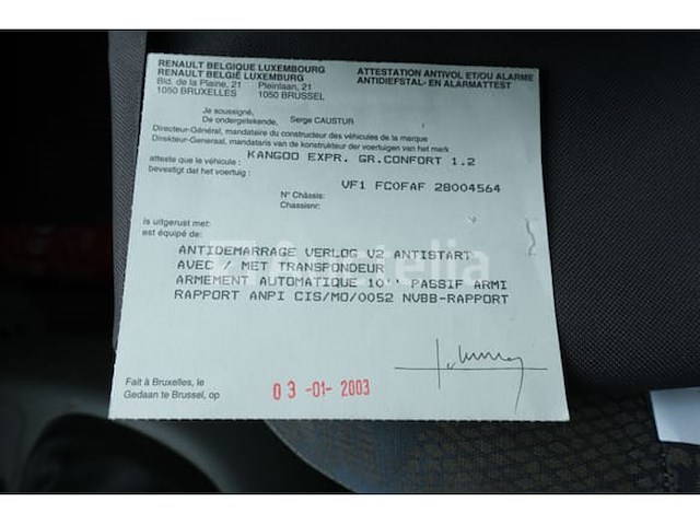 Bedrijfsvoertuig renault kangoo (2003-148,084 km-vin:vf1fcofaf28004564) - afbeelding 29 van  41