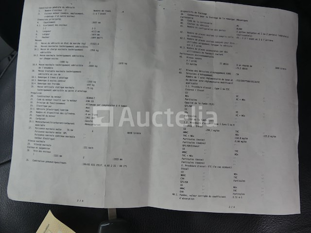 Bedrijfsvoertuig renault kangoo (2012-47,883 km)(vin:vf1kw24b547066581 ) - afbeelding 8 van  31