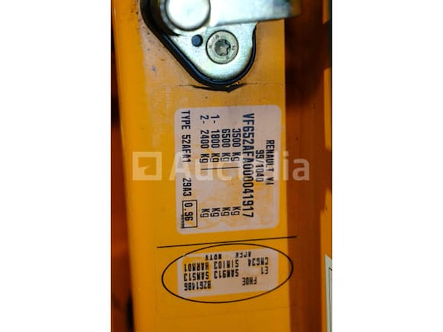 Bedrijfsvoertuig renault mascott 110 (2003-128,685 km-vin:vf652afa000041917) - afbeelding 22 van  35