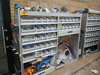 Bedrijfswageninrichting met inhoud